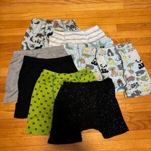 Set of 8 Bamboo Boxer Briefs size Medium 8/10 Kickee Brand Boys Underwear